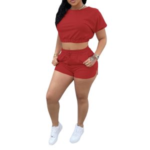 Red Two Piece Set