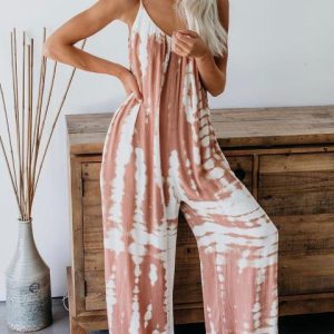 Pink Tie Dye Romper